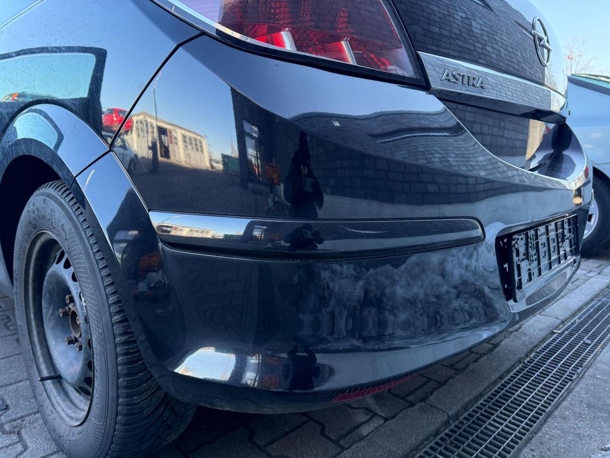 Opel Astra H GTC original Sto&szlig;stange Sto&szlig;f&auml;nger hinten Z20R Saphirschwarz BJ09